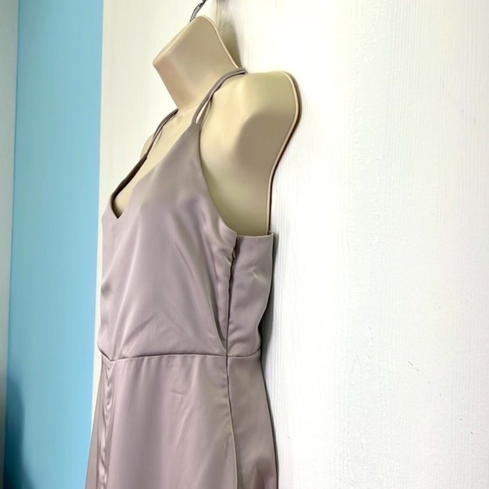 Mod Ref - Shiny Polyester Strappy Side Zipper Sil… - image 5